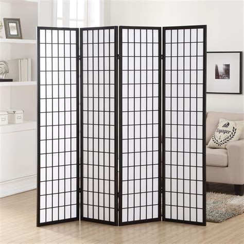 shoji screen room dividers|shoji 4 panel room divider.